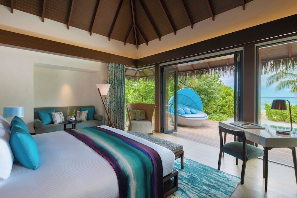 Villa familiar de playa del hotel Pullman Maldives All-Inclusive Resort