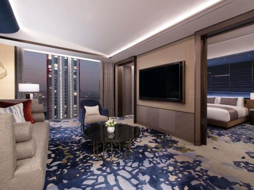 Three - Bedroom Penthouse Suite with Three King Beds - Top Floor del hotel Fairmont Ambassador Seoul. Foto 6