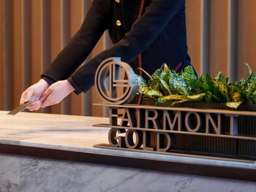 One - Bedroom Signature King Suite with Panorama View del hotel Fairmont Ambassador Seoul. Foto 2
