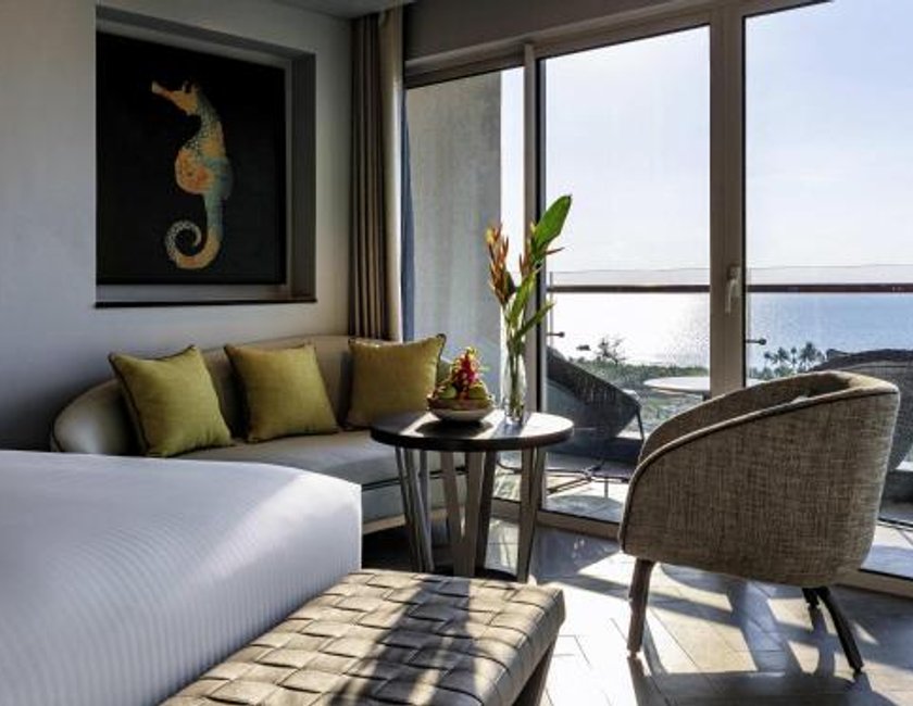 Habitación doble Vista Mar Balcón o Terraza 1 Cama king Premium Con Vistas del hotel Pullman Phu Quoc Beach Resort. Foto 2