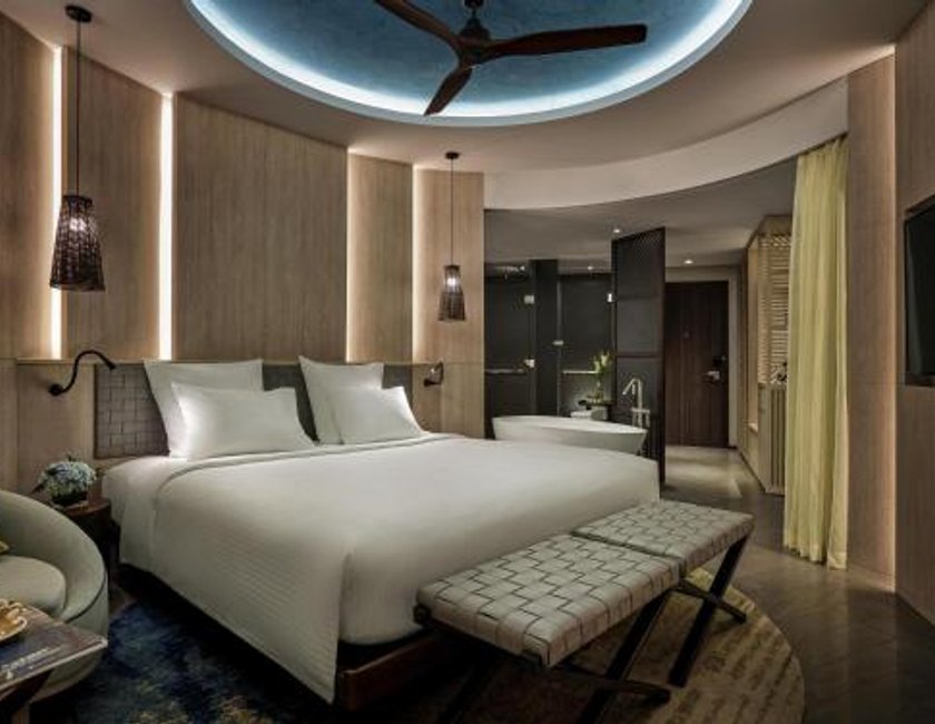 Habitación doble Vista Mar Balcón o Terraza 1 Cama king Premium Con Vistas del hotel Pullman Phu Quoc Beach Resort. Foto 3