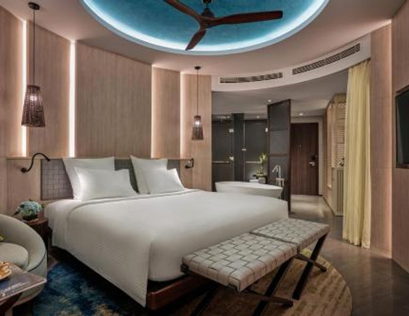 Habitación doble Vista Mar Balcón o Terraza 1 Cama king Premium Con Vistas del hotel Pullman Phu Quoc Beach Resort. Foto 5