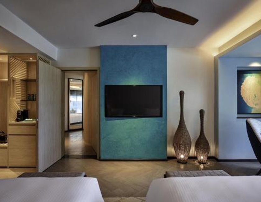Habitación doble Vista Jardín Balcón o Terraza Superior Con Vistas 2 Camas individuales del hotel Pullman Phu Quoc Beach Resort. Foto 2