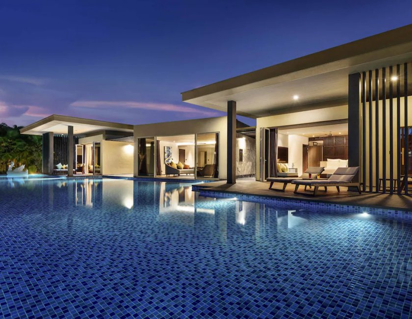 Villa Vista Mar 2 habitaciones Privilege Con Vistas piscina 2 Camas dobles del hotel Pullman Phu Quoc Beach Resort. Foto 2