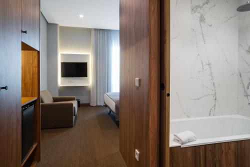 Habitación Doble con Cama supletoria del hotel Aj Gran Alacant