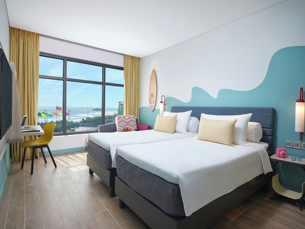 Habitación Superior, Vistas al Mar - 2 camas individuales del hotel ibis Styles Vung Tau. Foto 6