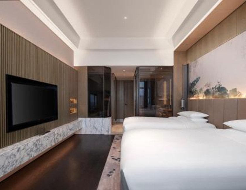 Habitación doble Lujo Vista ciudad Con Vistas 2 Camas individuales del hotel Sofitel Hangzhou Yingguan. Foto 4