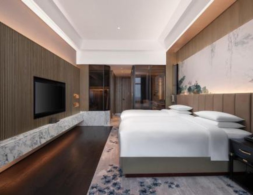 Habitación doble Superior Vista ciudad Con Vistas 2 Camas individuales del hotel Sofitel Hangzhou Yingguan. Foto 1