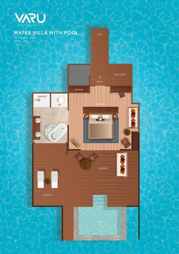 Villa Agua con piscina del hotel Varu By Atmosphere - All Inclusive. Foto 8