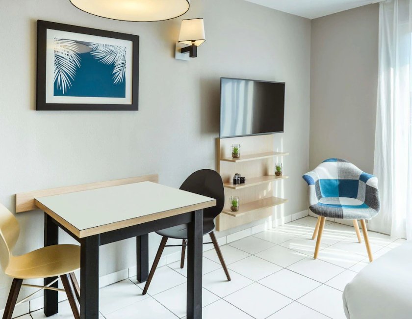 Estudio Con Cocina 1 Cama doble del hotel Adagio Monaco Monte Cristo. Foto 4