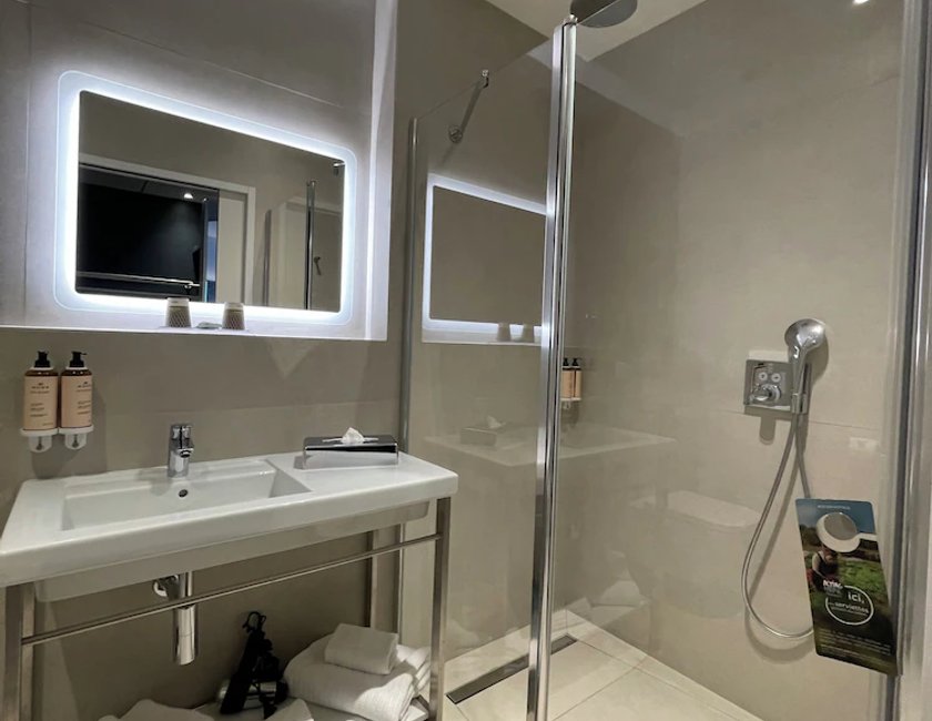 Privilege, Habitación Premium, 1 cama doble del hotel Mercure and Spa Bastia Biguglia. Foto 10