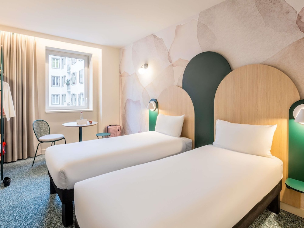 Habitación estándar con 2 camas separadas del hotel Ibis Styles Strasbourg Centre République