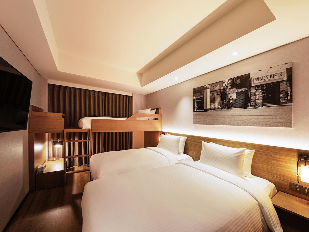 Habitación superior, 3 camas individuales del hotel Mercure Ambassador Seoul Hongdae