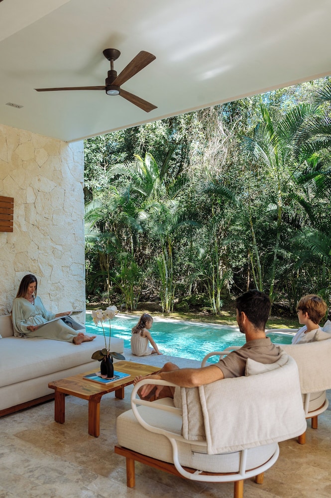 Villa de 3 dormitorios con jardín del hotel Fairmont Heritage Place Mayakoba. Foto 8