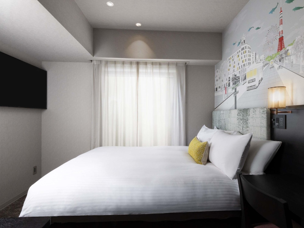 Habitación Estándar con 1 cama doble del hotel ibis Styles Tokyo Ginza East. Foto 1
