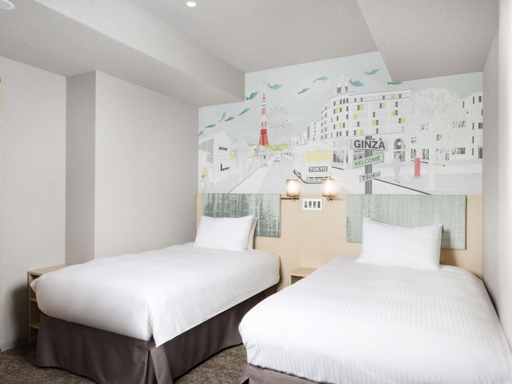 Habitación Premier con 2 camas individuales del hotel ibis Styles Tokyo Ginza East