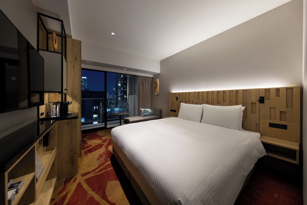 Habitación superior con 2 camas individuales (15 - 16F Premium Floor, Hollywood) del hotel Miyako City Osaka Hommachi