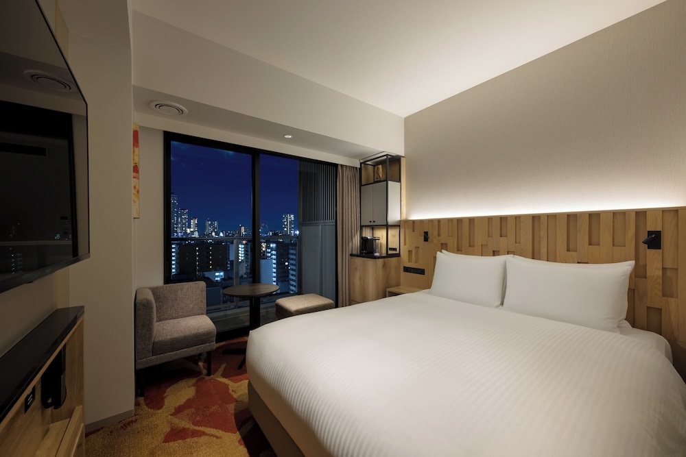 Habitación doble (15 - 16F Premium Floor, Moderate) del hotel Miyako City Osaka Hommachi
