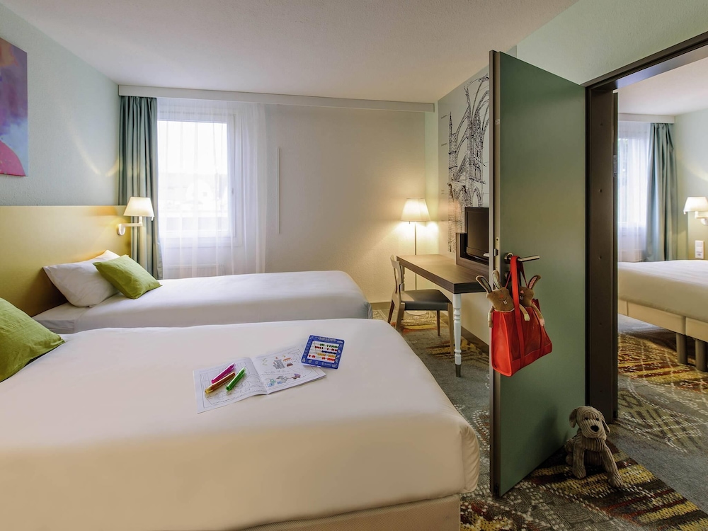Todos los apartamentos (familiares) All Comfort tienen 1 cama doble y camas gemelas del hotel Ibis Styles Speyer