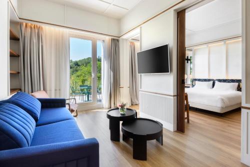 Suite con jardín privado del hotel Tres Reyes San Sebastian