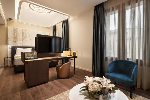 Suite Junior del hotel Áurea Palacio De Correos By Eurostars Company. Foto 5