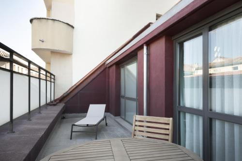 Habitación Doble con terraza del hotel Petit Palace Plaza Mayor. Foto 4