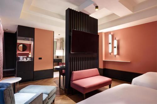 Habitación Doble - 2 camas dobles del hotel Hilton Rome Eur La Lama. Foto 1
