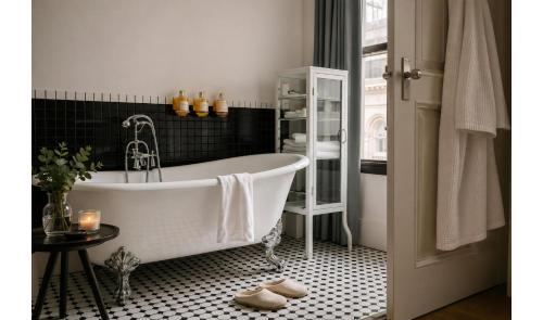 Suite con 1 cama extragrande y sofá cama - No fumadores del hotel Duane Street Hotel. Foto 5