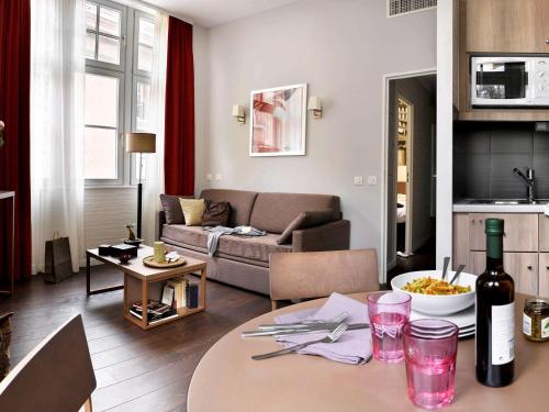 Apartamento de 1 dormitorio del hotel Adagio Strasbourg Place Kleber. Foto 4
