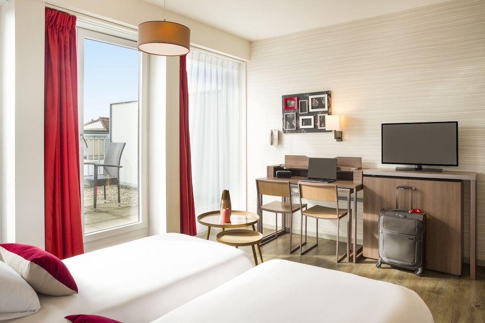 Apartamento superior de 1 dormitorio (grande) con balcón del hotel Adagio Basel City. Foto 15