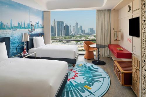 Habitación Estandar del hotel Indigo Dubai Downtown. Foto 1