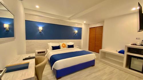 Habitación Doble Estándar (sin ventanas) del hotel Kaani Palm Beach