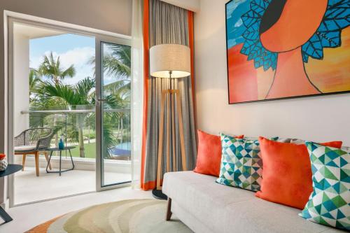 Habitación Deluxe con vistas parciales al océano - 2 camas grandes del hotel Dreams La Romana All-Inclusive Resort and Spa