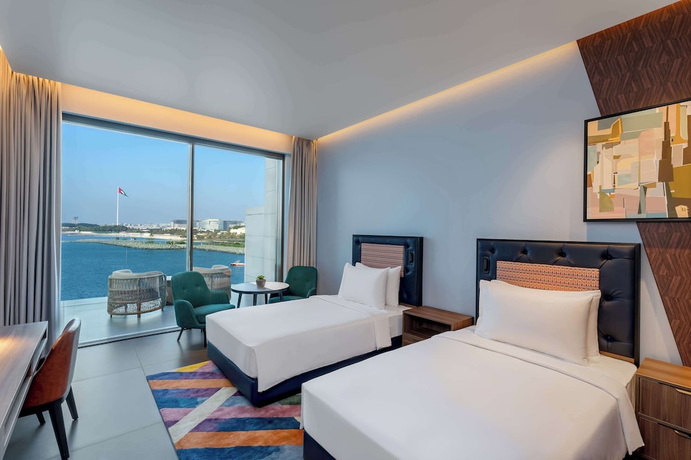 2 Camas Gemelas con Vistas al Mar y Balcón del hotel Hyatt Centric Jumeirah Dubai