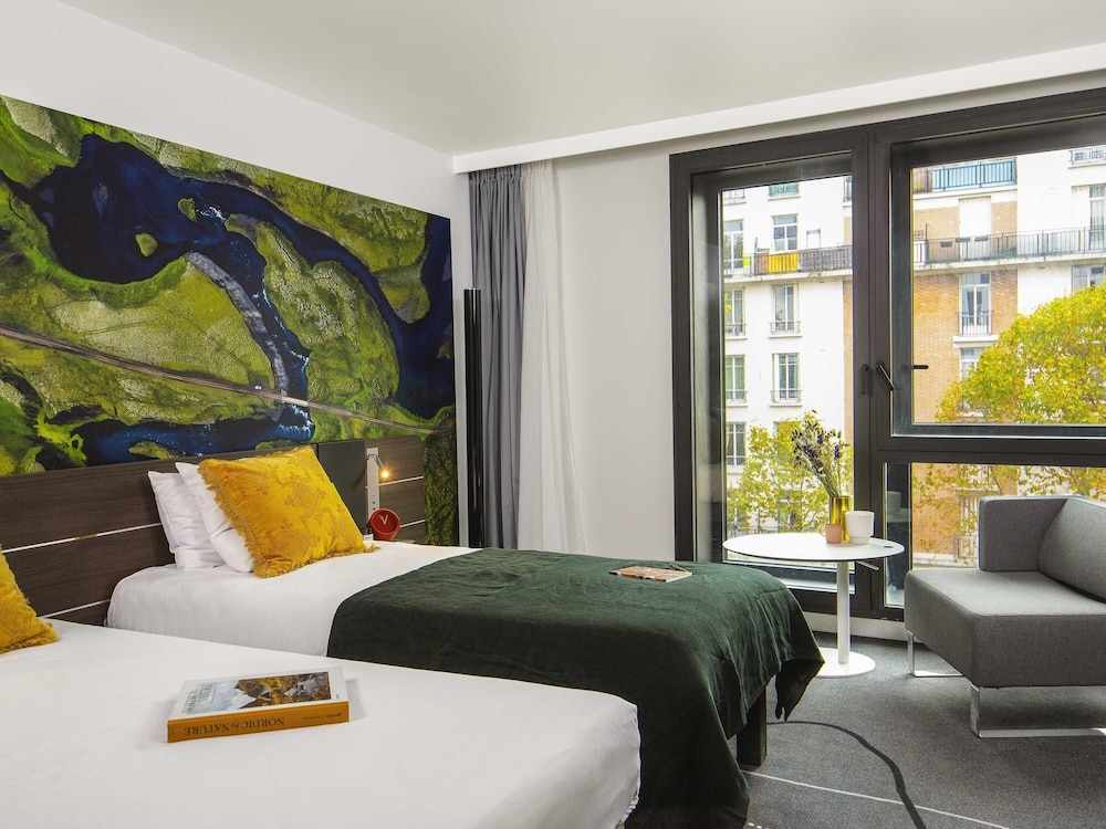 Habitación clásica con 2 camas individuales, 2 camas individuales del hotel Novotel Paris Porte De Versailles
