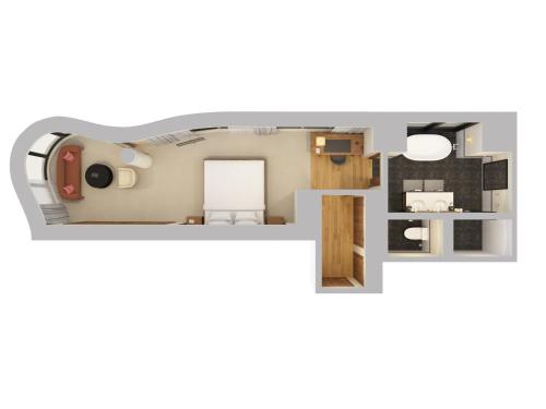 Suite Estudio de esquina del hotel Pendry Manhattan West. Foto 6