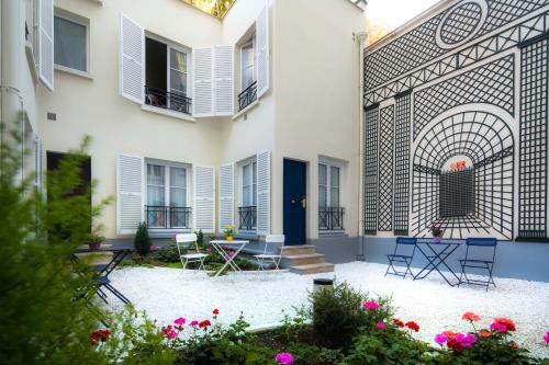 Habitación Doble con vistas al jardín del hotel De Suede Saint Germain