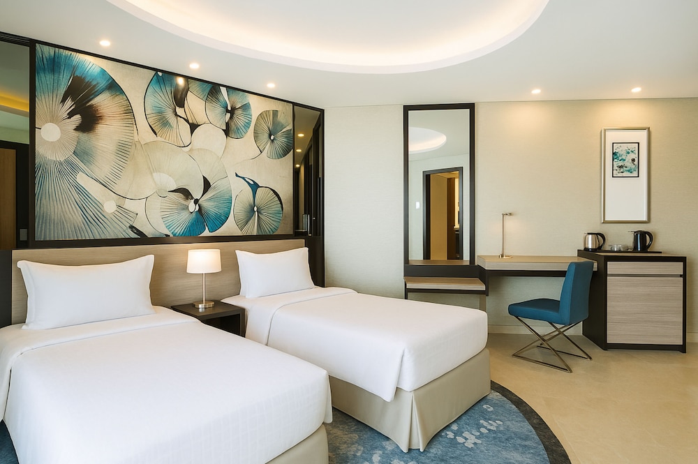 Habitación estándar con 2 camas individuales del hotel Grand Mercure Business Bay