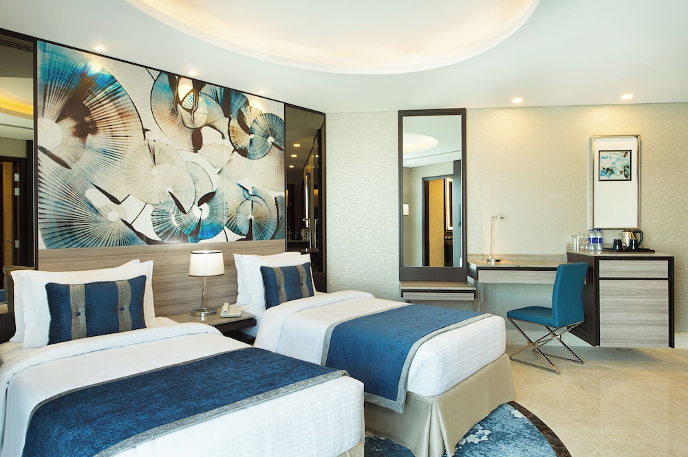 Habitación superior con 2 camas individuales del hotel Grand Mercure Business Bay