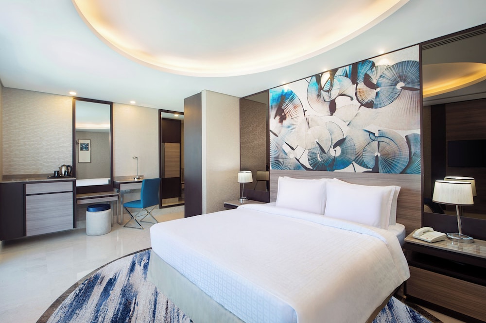 Habitación Deluxe con 1 cama king - size del hotel Grand Mercure Business Bay