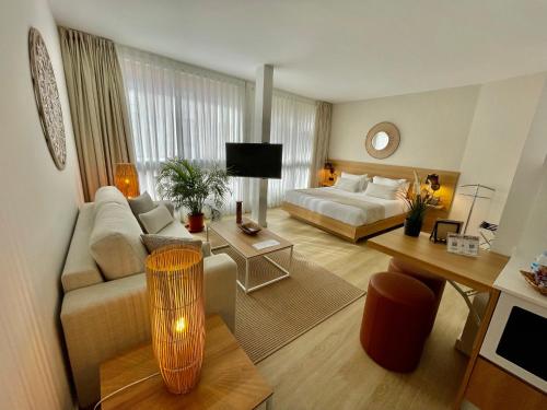 Suite Deluxe del hotel Emblemático Hi Suites. Foto 12