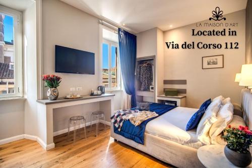 Suite Junior - Edificio independiente en Via del Corso 112 del hotel 55 Fifty Five. Foto 2