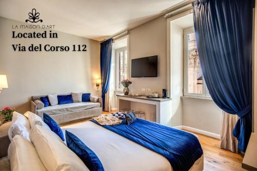 Suite Junior - Edificio independiente en Via del Corso 112 del hotel 55 Fifty Five. Foto 3