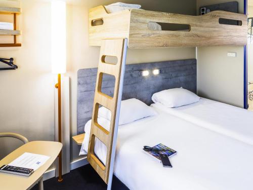 Habitación Doble Estándar - 2 camas del hotel ibis budget Luxembourg Aéroport