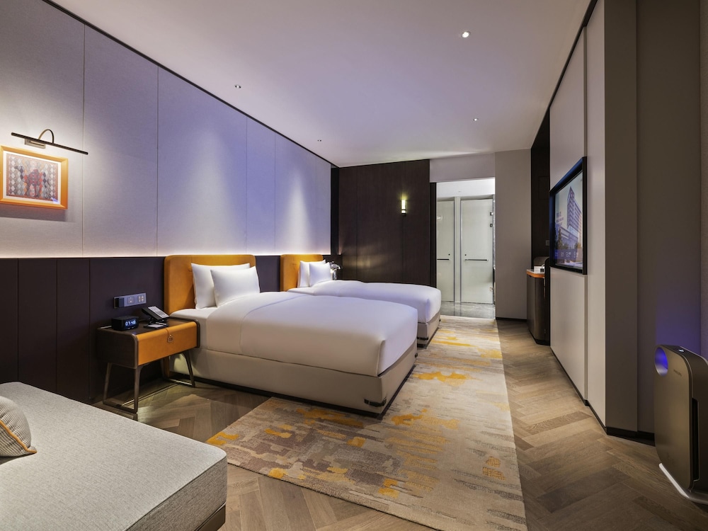 Habitación Deluxe, 2 camas individuales del hotel Novotel Xian Xixian. Foto 5