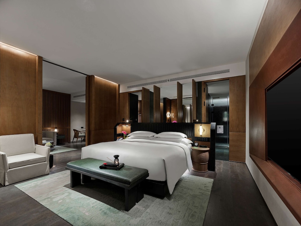 Suite, terraza (Cloud Cliff) del hotel Banyan Tree Nanjing Garden Expo. Foto 3