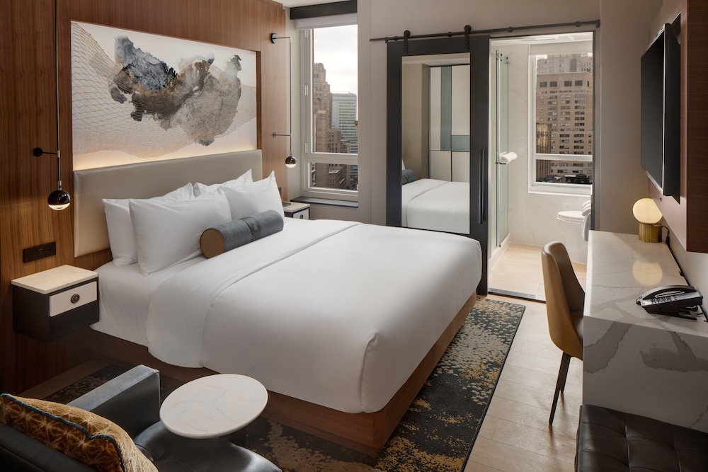 Habitación Premium, 1 cama de matrimonio grande del hotel Indigo NYC Downtown Wall Street, an IHG Hotel. Foto 2