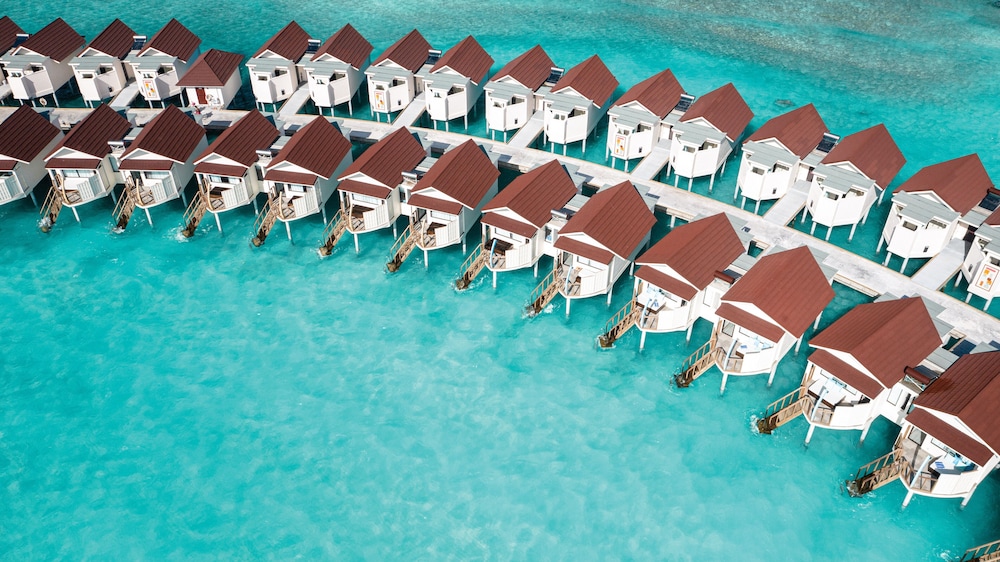 Water Villa del hotel OBLU XPErience Ailafushi. Foto 1