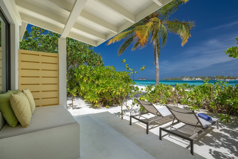 Beach Villa del hotel OBLU XPErience Ailafushi. Foto 1