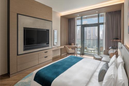 Habitación Scene con vistas a la ciudad del hotel Paramount Midtown. Foto 4